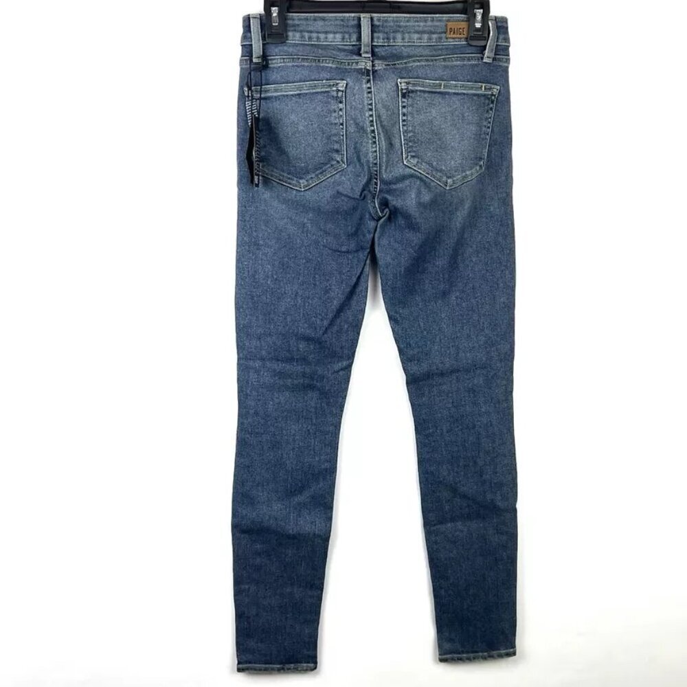 Paige Women’s Blue Skinny Jeans Size 27 Regular - Picture 2 of 3